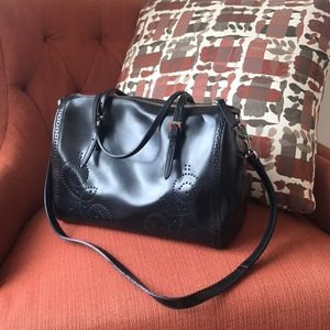 Real Leather Black Bag